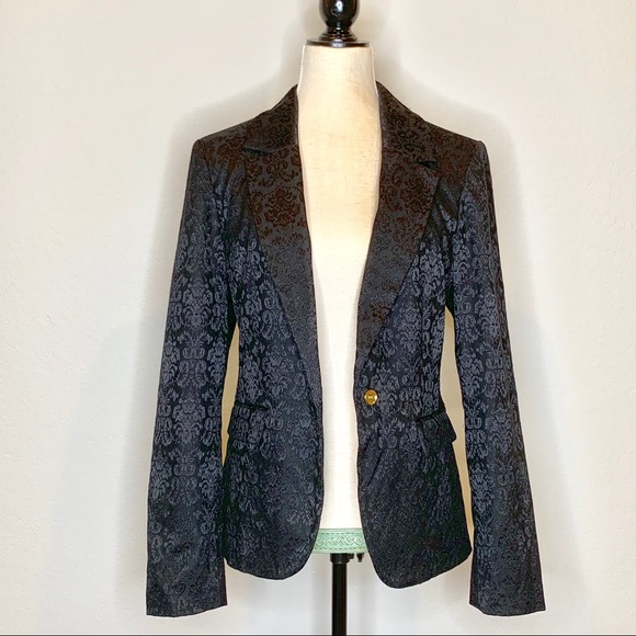 Dana Buchman Damask Black Blazer - Picture 7 of 9